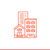 Urban and suburban architecture symbol