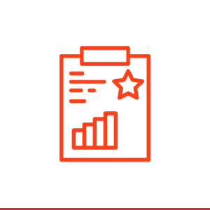 Clipboard illustration with star icon