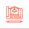 Home design plan illustration